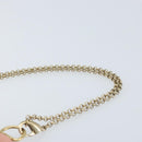 Salvatore Ferragamo Chain Vala Buideltas Leer Roze Goud Auth LNZ683A-8