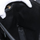 CELINE Macadam Canvas Tote Bag PVC Leather Black Gold Auth LNZ687-23