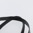CELINE Macadam Canvas Tote Bag PVC Leather Black Gold Auth LNZ687-14