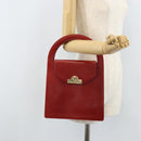 Christian Dior Handtas Leer Rood Goud Origineel LNZ689-21