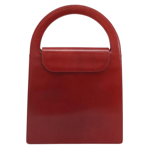 Christian Dior Handtas Leer Rood Goud Origineel LNZ689