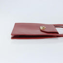 Christian Dior Handtas Leer Rood Goud Origineel LNZ689-3