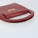Christian Dior Handtas Leer Rood Goud Origineel LNZ689-7