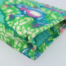 HERMES Pouch Canvas Green Auth LNZ691A-10