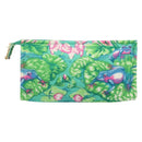 HERMES Pouch Canvas Green Auth LNZ691A-3