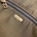 FENDI Zucca Canvas Hand Bag Black Brown Auth LNZ693-16