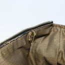 FENDI Zucca Canvas Hand Bag Black Brown Auth LNZ693-20