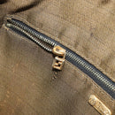 FENDI Zucca Canvas Hand Bag Black Brown Auth LNZ693-21