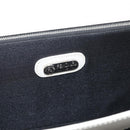 FENDI Hand Bag Leather 2way White Silver Auth LNZ694-20