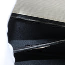 FENDI Hand Bag Leather 2way White Silver Auth LNZ694-27