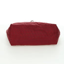 FENDI Zucchino Canvas Tote Bag Red Gold Auth LNZ695V-6
