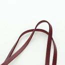 FENDI Zucchino Canvas Tote Bag Red Gold Auth LNZ695V-14
