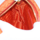 PRADA Schoudertas Nylon Oranje Goud Auth LNZ699-21