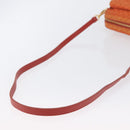 PRADA Schoudertas Nylon Oranje Goud Auth LNZ699-7