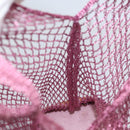 PRADA Hand Bag Patent leather mesh Pink Auth LNZ700-11