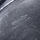 Christian Dior Trotter Canvas Umhängetasche Schwarz Gold Auth LNZ705-11