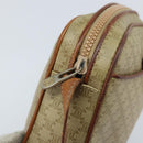 CELINE Macadam Canvas Shoulder Bag PVC Beige Gold Auth LNZ711-10