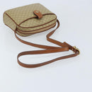 CELINE Macadam Canvas Shoulder Bag PVC Beige Gold Auth LNZ711-7