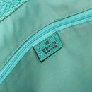 GUCCI GG Canvas Hand Bag Beige Silver 113017 Auth LNZ712-17
