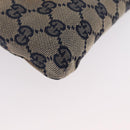 GUCCI GG Canvas Sherry Line Waist bag Beige Silver 28566 Auth LNZ713-10