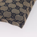 GUCCI GG Canvas Sherry Line Waist bag Beige Silver 28566 Auth LNZ713-12