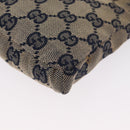 GUCCI GG Canvas Sherry Line Waist bag Beige Silver 28566 Auth LNZ713-13