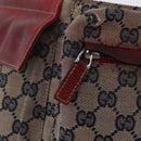 GUCCI GG Canvas Sherry Line Waist bag Beige Silver 28566 Auth LNZ713-15