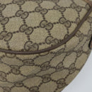 GUCCI GG Supreme Web Sherry Line Bag PVC Beige Gold 89 02 032 Auth LNZ714-14