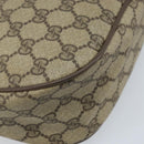 GUCCI GG Supreme Web Sherry Line Bag PVC Beige Gold 89 02 032 Auth LNZ714-17