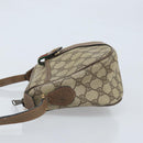GUCCI GG Supreme Web Sherry Line Bag PVC Beige Gold 89 02 032 Auth LNZ714-4