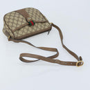 GUCCI GG Supreme Web Sherry Line Bag PVC Beige Gold 89 02 032 Auth LNZ714-7