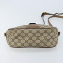 GUCCI GG Supreme Web Sherry Line Bag PVC Beige Gold 89 02 032 Auth LNZ714-5
