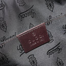 GUCCI GG Crystal Duchessa Hand Bag Coated Canvas Beige Gold Auth LNZ715-19
