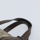GUCCI GG Crystal Duchessa Hand Bag Coated Canvas Beige Gold Auth LNZ715-8