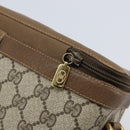 GUCCI GG Supreme Web Sherry Line Bag PVC Beige Gold 904 02 069 Auth LNZ716-19