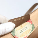 GUCCI GG Supreme Web Sherry Line Bag PVC Beige Gold 904 02 069 Auth LNZ716-11