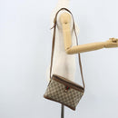 GUCCI GG Supreme Web Sherry Line Bag PVC Beige Gold 904 02 069 Auth LNZ716-24