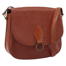 LOUIS VUITTON Epi Saint Cloud GM Shoulder Bag Brown M52193 LV Auth LNZ717-1