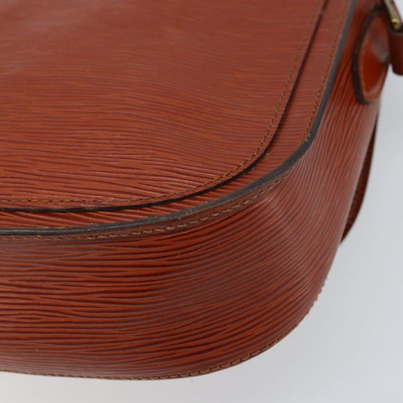LOUIS VUITTON Epi Saint Cloud GM Shoulder Bag Brown M52193 LV Auth LNZ717