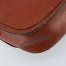 LOUIS VUITTON Epi Saint Cloud GM Shoulder Bag Brown M52193 LV Auth LNZ717-17