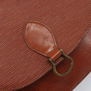LOUIS VUITTON Epi Saint Cloud GM Shoulder Bag Brown M52193 LV Auth LNZ717-18