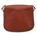 LOUIS VUITTON Epi Saint Cloud GM Shoulder Bag Brown M52193 LV Auth LNZ717-2