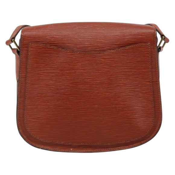LOUIS VUITTON Epi Saint Cloud GM Shoulder Bag Brown M52193 LV Auth LNZ717
