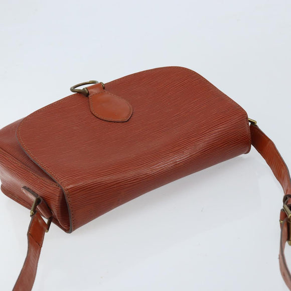 LOUIS VUITTON Epi Saint Cloud GM Shoulder Bag Brown M52193 LV Auth LNZ717