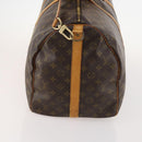 LOUIS VUITTON Monogram Keepall Bandouliere 55 Boston Bag M41414 LV Auth LNZ723-5