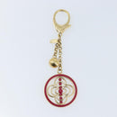 LOUIS VUITTON Fully Flower Charm metal Red Gold M67128 LV Auth LNZ728-2