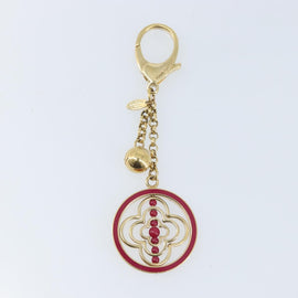 LOUIS VUITTON Fully Flower Charm metal Red Gold M67128 LV Auth LNZ728 - 0