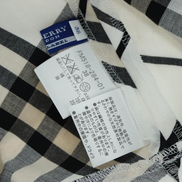 BURBERRY Nova Check One Piece Canvas Ivory Auth LNZ730A