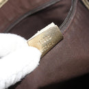 GUCCI GG Canvas Tote Bag Brown Gold 163805 Auth LNZ740-12