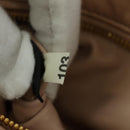 PRADA Chain Shoulder Bag Canvas Green Gold Auth LNZ744V-10